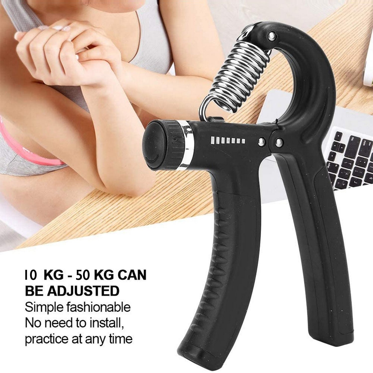 6089 Non-Slip Gripper for Athletes Hand Rehabilitation Exercising DeoDap