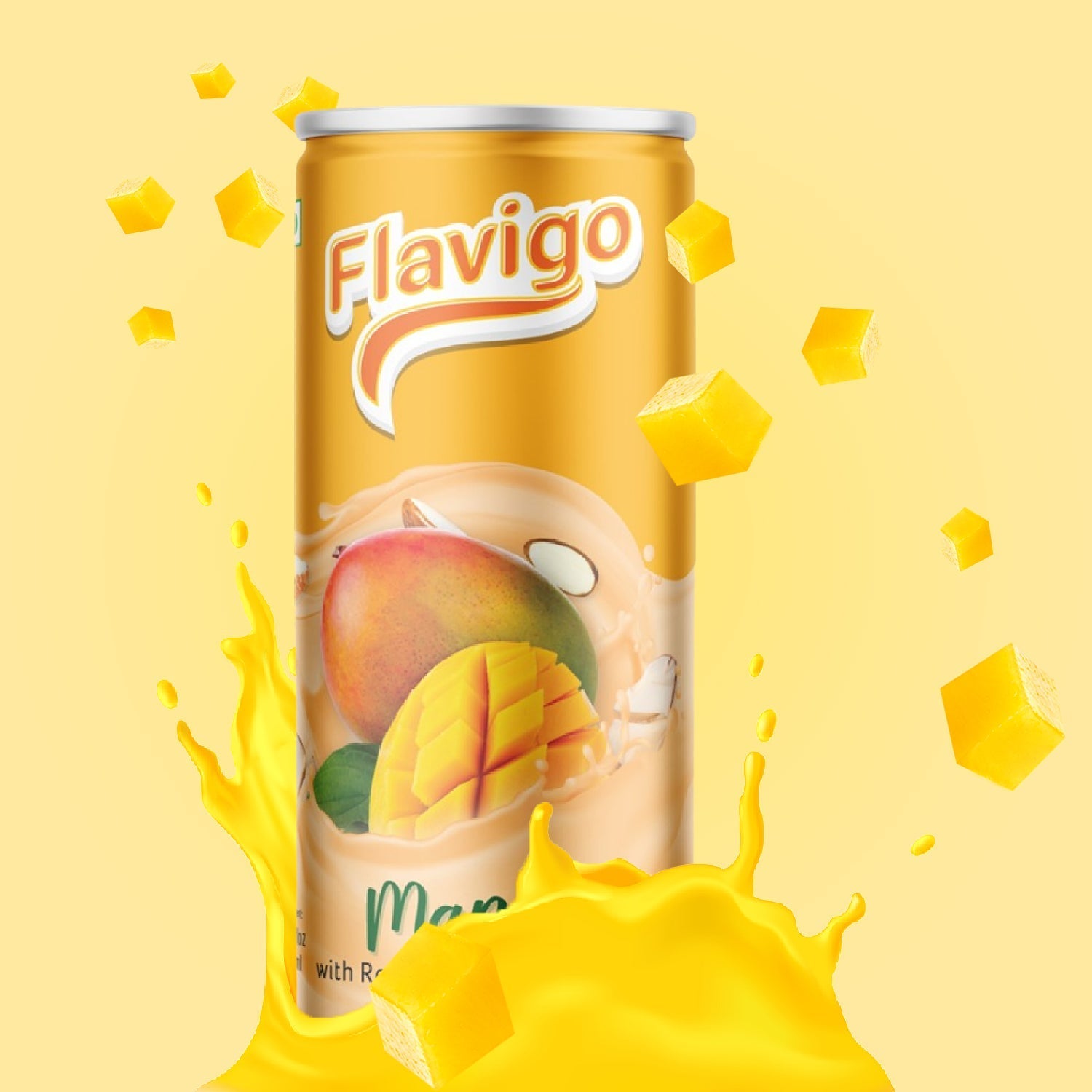 1011 Flavigo Mango Ice Cream Milkshake (200Ml) | Ice cream shakes Eshaan Traders