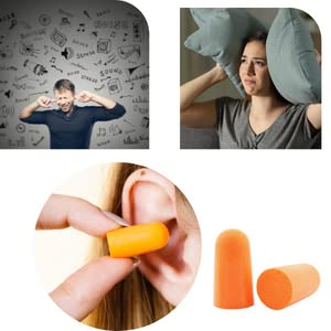 6185 Safety Ultra Soft Foam Ear Plugs Reusable Ear Plugs for Sleeping, Travel, Loud Noises, Work, Learning, Snoring (2 Pc Set) Eshaan Traders