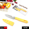 5476 Stainless Steel Knife For Kitchen Use, Knife Set, Knife & Non-Slip Handle With Blade Cover Knife, Fruit, Vegetable,Knife Set (1 Pc) Eshaan Traders