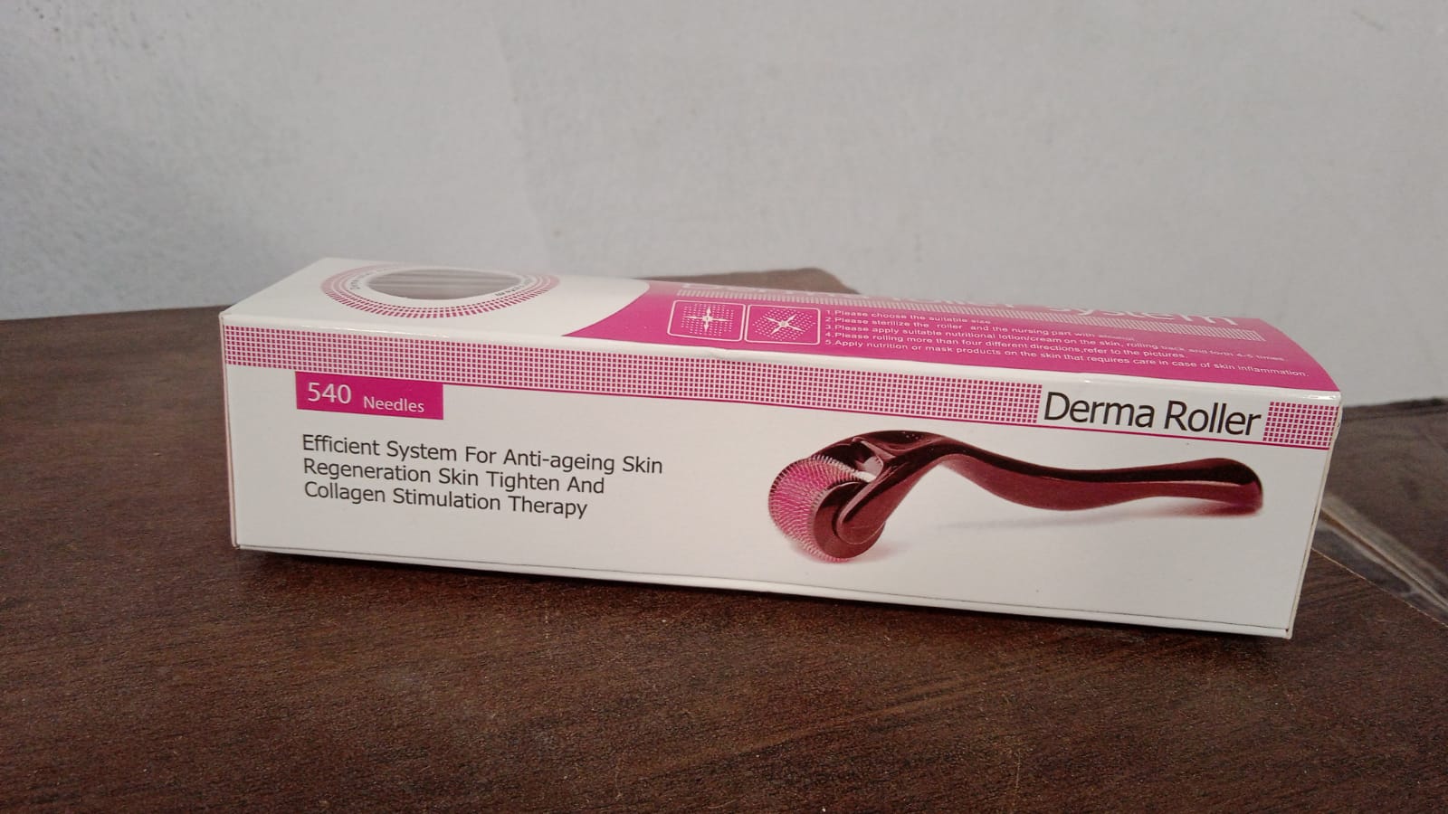 6601 Derma Roller Anti Ageing and Facial Scrubs & Polishes Scar Removal Hair Regrowth (0.75mm) Eshaan Traders