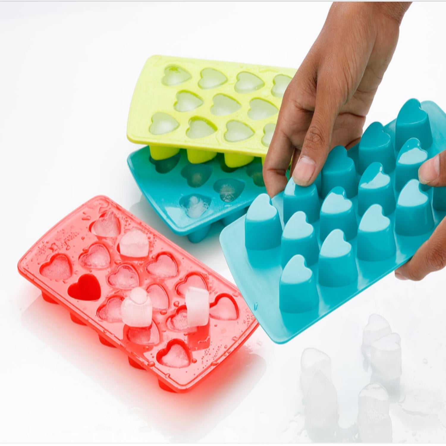 1133  Heart Shape Ice Cube Tray DeoDap