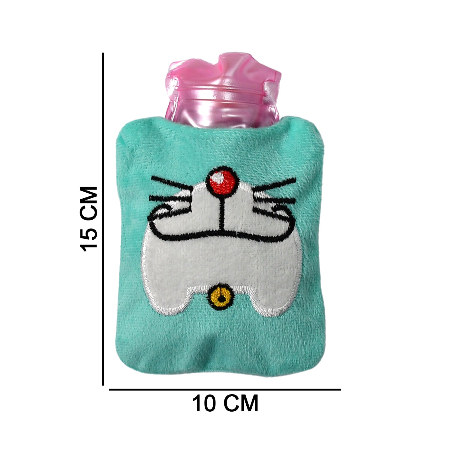 6529 Doremon Cartoon small Hot Water Bag with Cover for Pain Relief, Neck, Shoulder Pain and Hand, Feet Warmer, Menstrual Cramps. Eshaan Traders