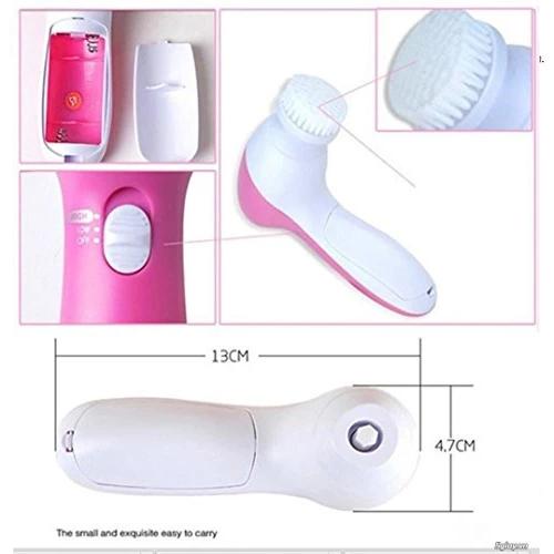 340 -5-in-1 Smoothing Body & Facial Massager (Pink) Eshaan Traders