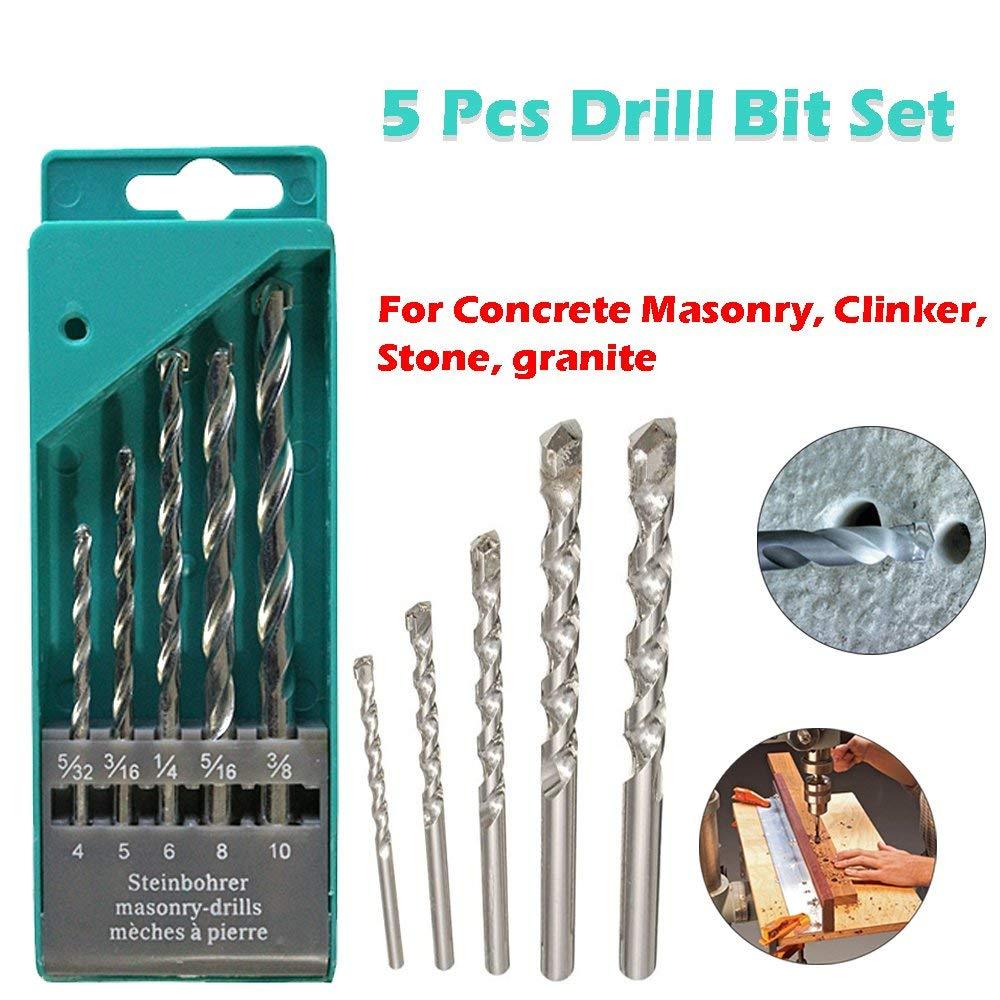 416 Metal Drill Bit Set (Multicolor, 5-Piece) DeoDap