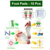 644 kinoki Cleansing Detox Foot Pads, Ginger & salt Foot Patch -10pcs (Free Size, White) DeoDap