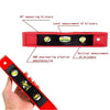 0411a 3 Bubble Mini Spirit Level Plastic Torpedo Carpenter's Spirit Level Measurement tools Eshaan Traders