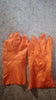 0621 Multipurpose Rubber Reusable Cleaning Gloves, Reusable Rubber Hand Gloves I Latex Safety Gloves I for Washing I Cleaning Kitchen I Gardening I Sanitation I Wet and Dry Use Orange Gloves (1 Pair 40 Gm) Eshaan Traders