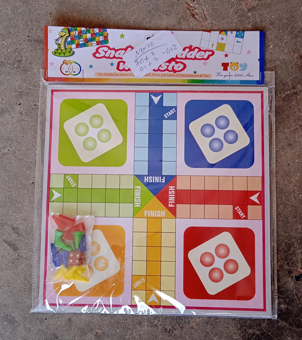 4366 Family Board Game with Two Modes | Two Side Different Ladder, Ludo  Games for Children and Families | 2 to 4 Players - Age 3 Years and Above (2 in 1) Eshaan Traders