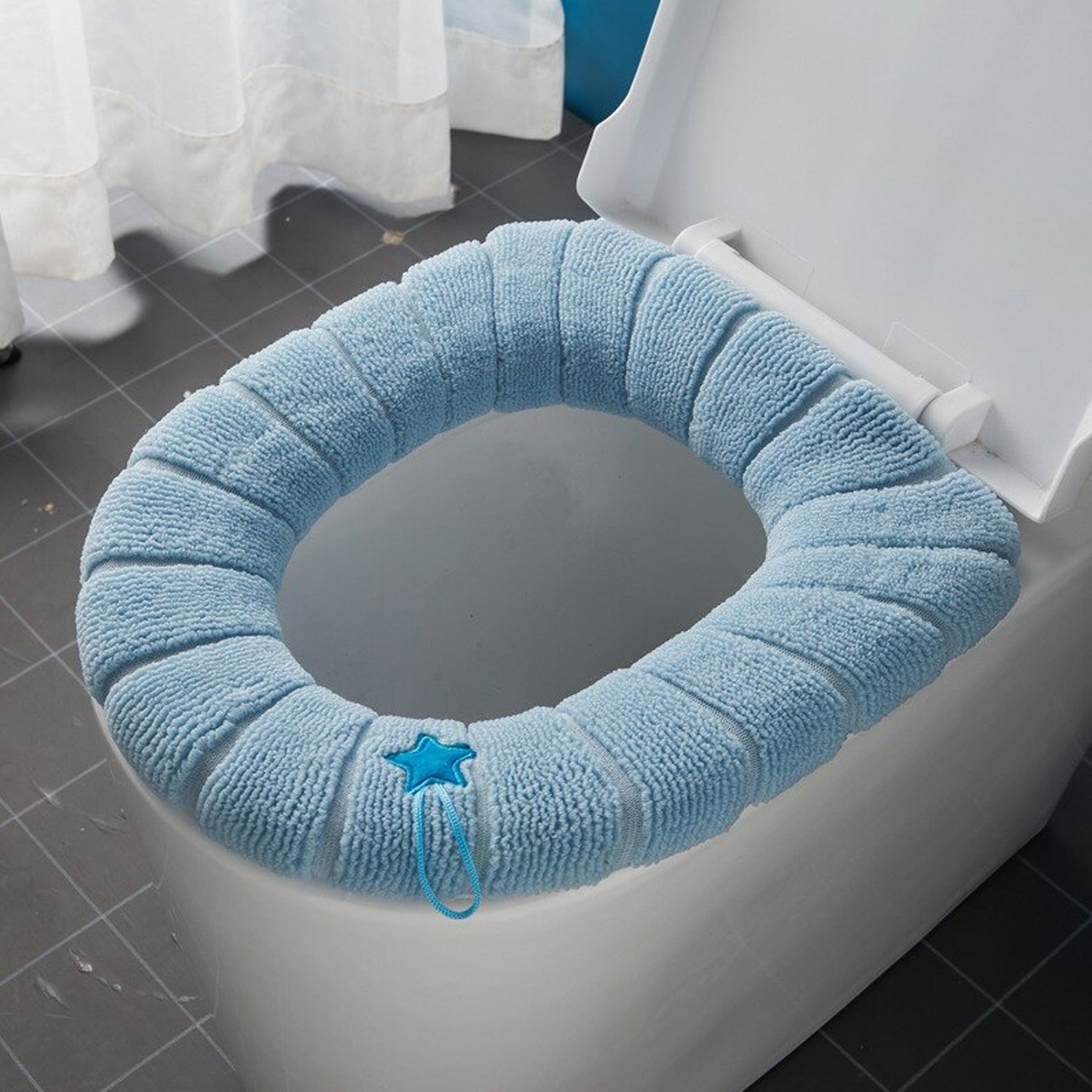 Winter Comfortable Soft Toilet Seat Mat Cover Pad Cushion Plush Eshaan Traders