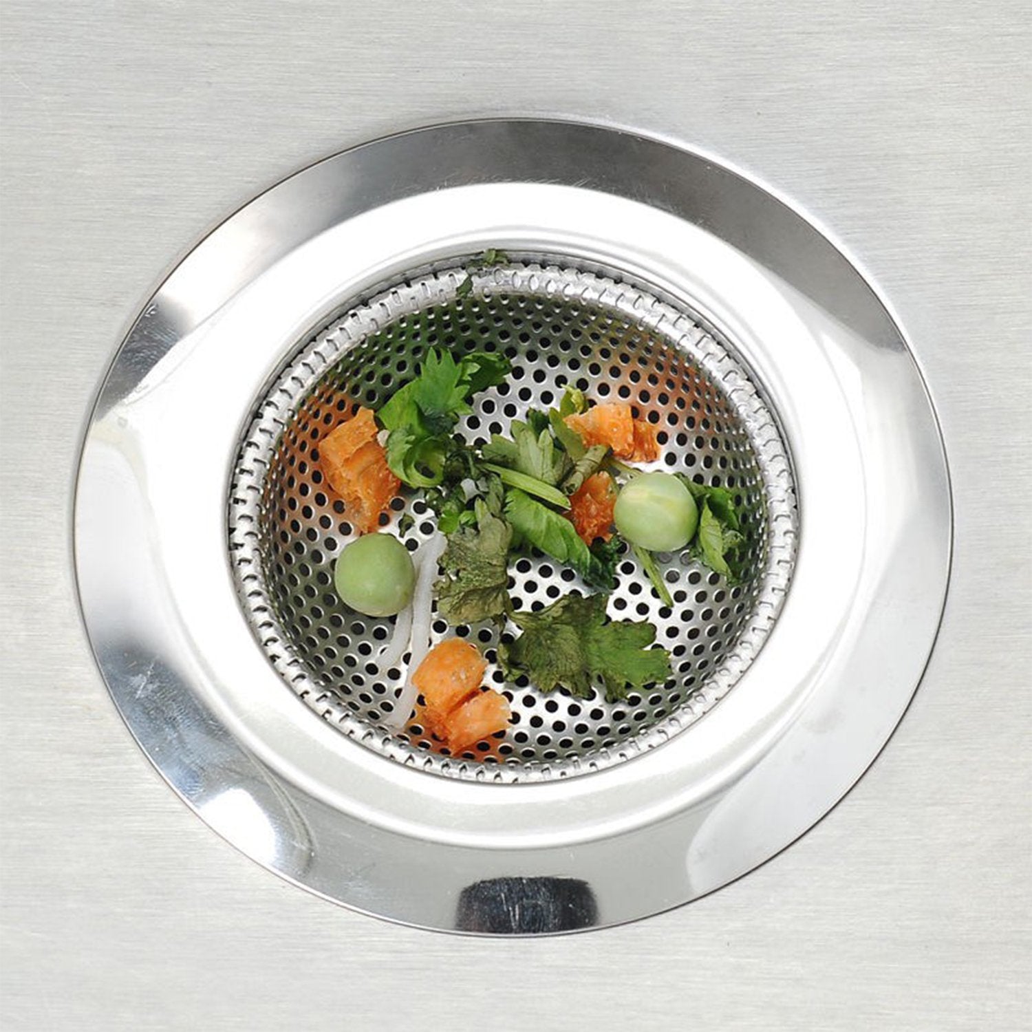 4748 Stainless Steel Sink/Wash Basin Drain Strainer (1Pc Only) DeoDap