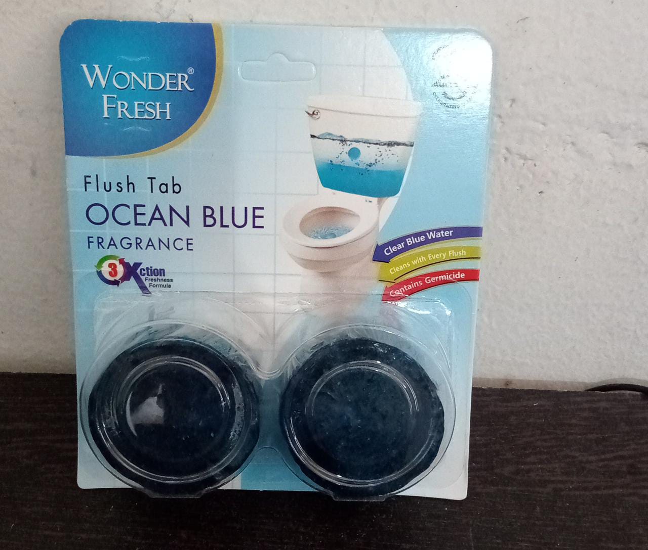 1326 Toilet Cleaner Flush Tab Ocean Blue 100 Gram Eshaan Traders