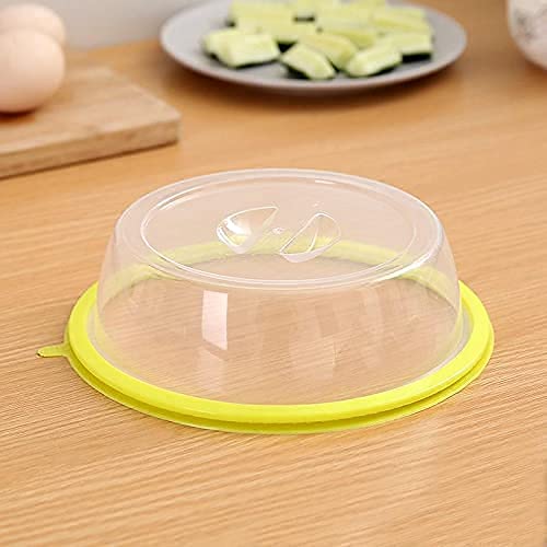 5892 Air-Tight Microwave Oven Dish Cover Microwave Splatter Cover Food Cover Microwave Food Plate Kitchen Plate Dish Lid Dishwasher Safe Eshaan Traders