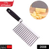 2008 Stainless Steel Vegetable Salad Chopping Knife Crinkle Cutters Eshaan Traders