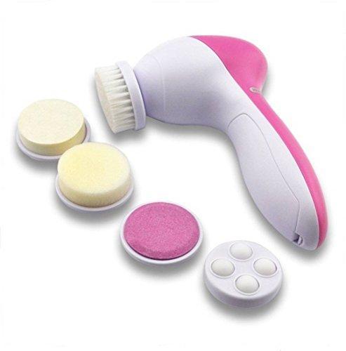 340 -5-in-1 Smoothing Body & Facial Massager (Pink) Eshaan Traders