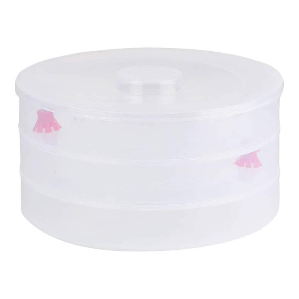 093 Plastic 3 Compartment Sprout Maker, White Eshaan Traders