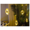 3387 8 Feet 12 Wish Heart Ball String LED Lights With Color Box for Home Decoration, Diwali & Wedding LED Christmas Light Indoor and Outdoor Light ,Festival Decoration  (Wishing Ball Warm White) Eshaan Traders