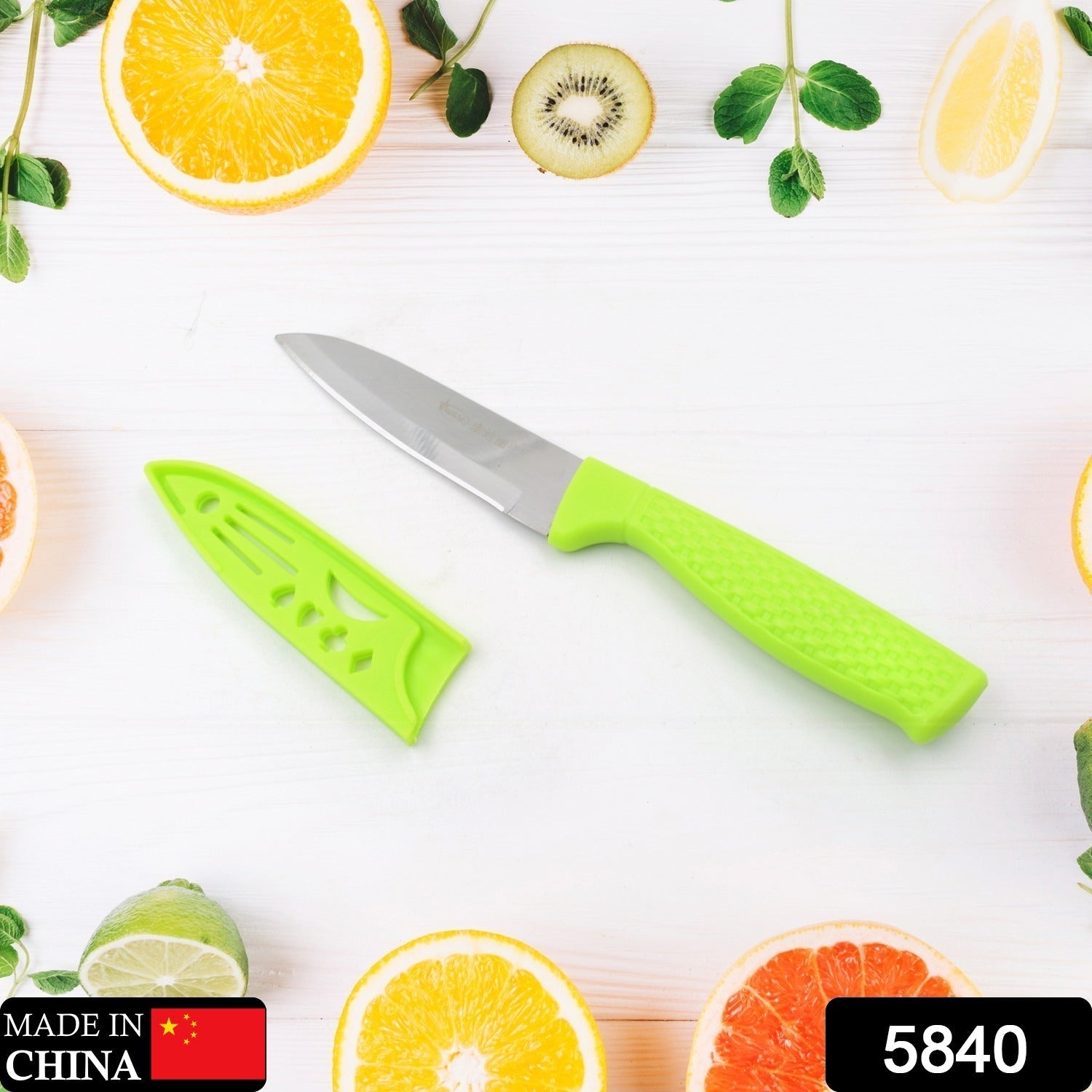 5840 Kitchen Knife with Stainless Steel Blade, Professional Knife, Scratch Resistant and Rust Proof, Chopping Knife Eshaan Traders