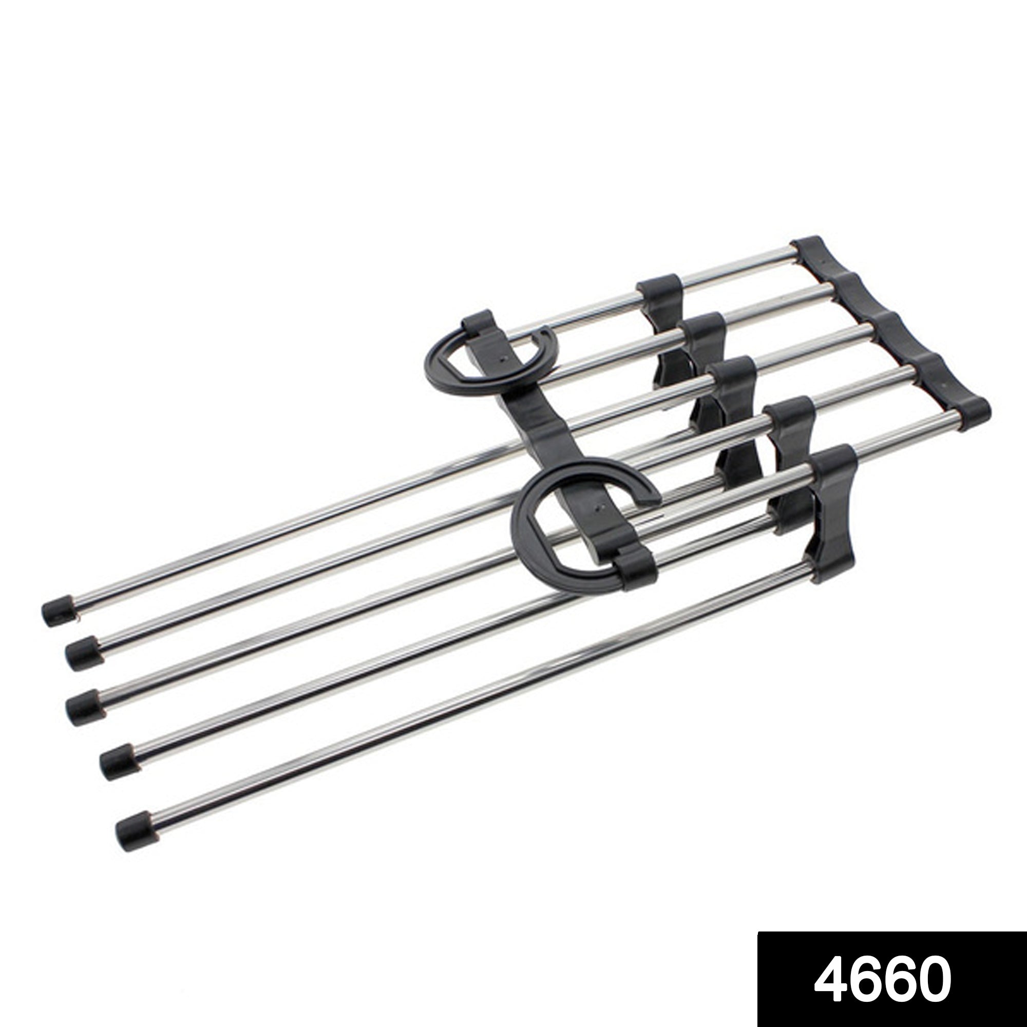 4660 Adjustable Trouser Pants Hanger Organizer DeoDap