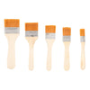 4667 Artistic Flat Painting Brush - Set of 5 DeoDap