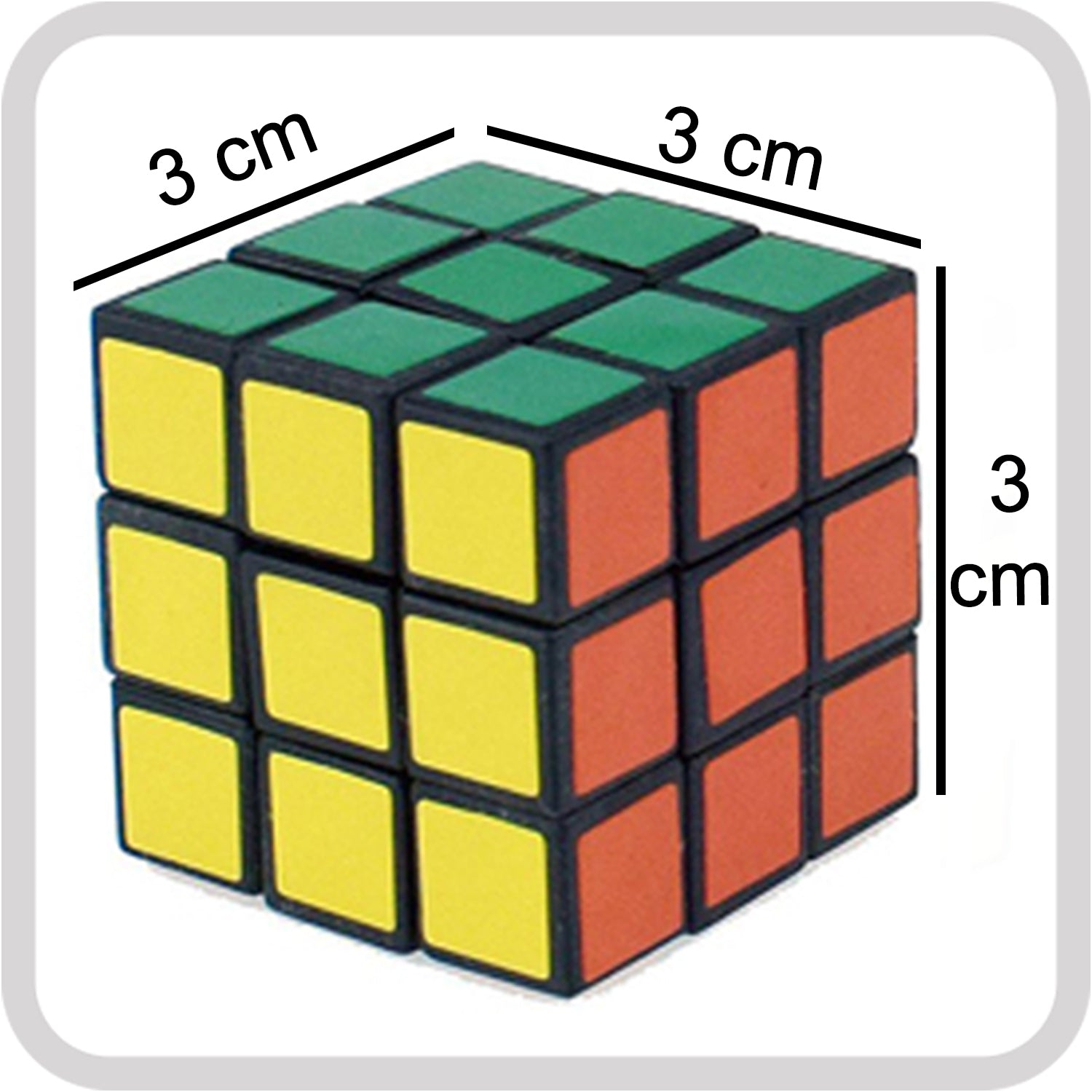 4692 High Speed Multicolor Cube (Pack of 12) DeoDap