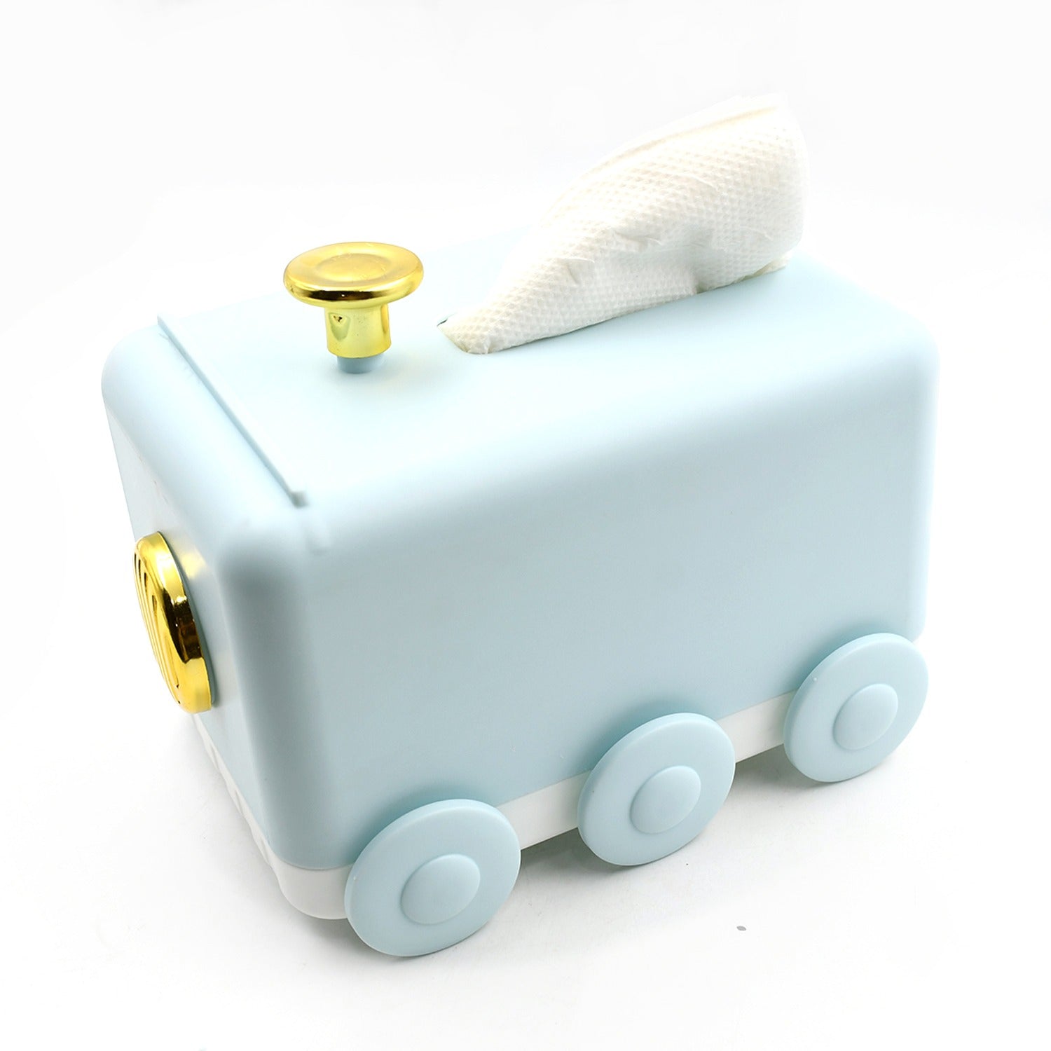 7547 Tissue Paper Holder Unique Train Engine Tissue Storage Box Tissue Paper Holder Box | Tissue Holder Dispenser Organizer for Car Decor & Home Use Eshaan Traders