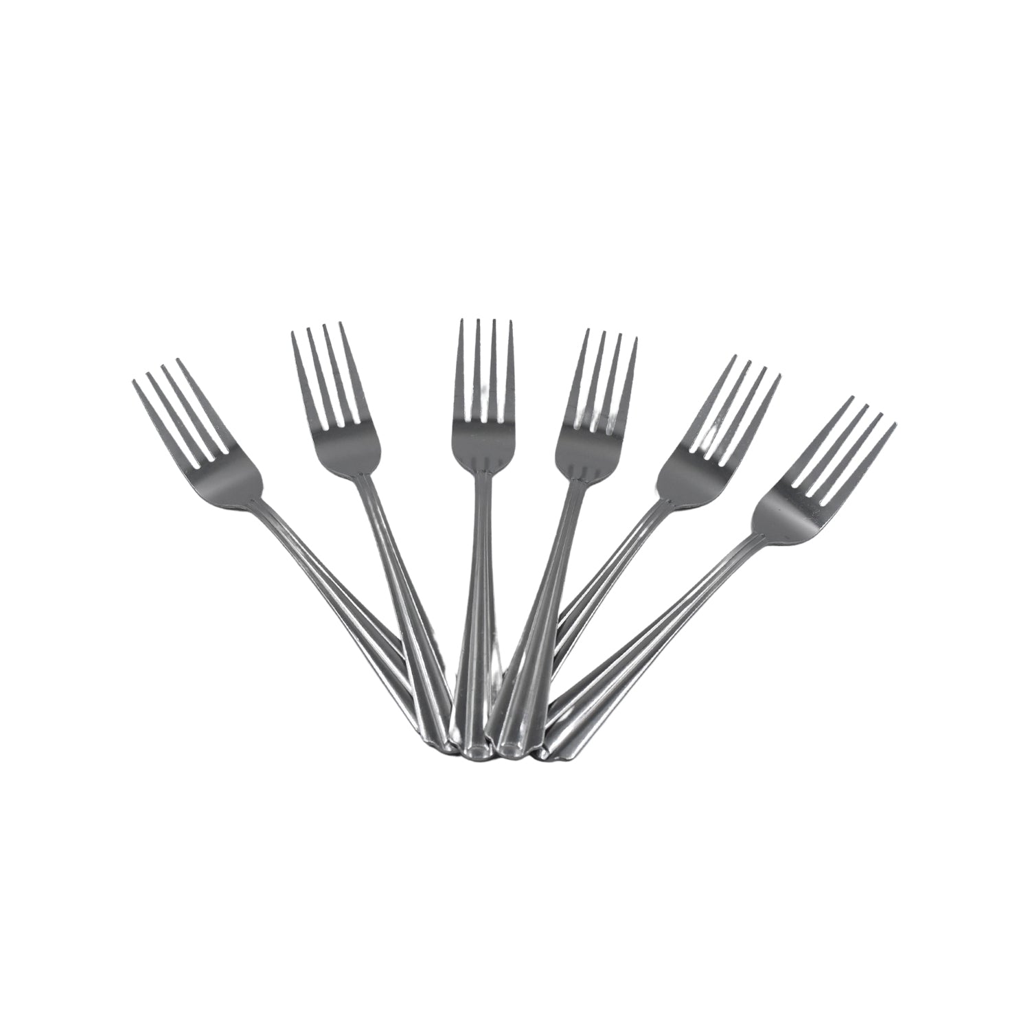 5934 Steel Forks Set of 6 - Fork Set for Home and Kitchen Fork High Quality Premium Fork Set (6 Pc Set ) Eshaan Traders