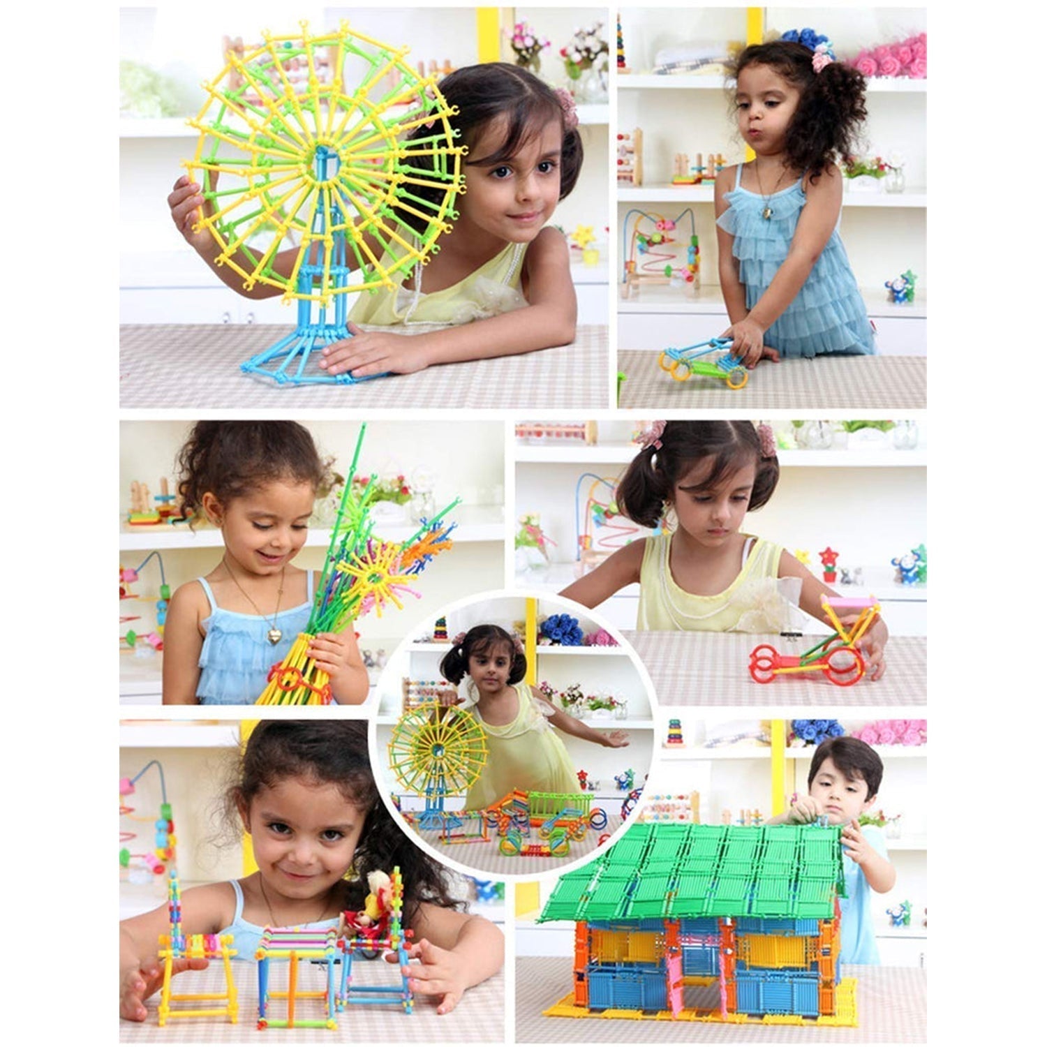 3905 400 Pc Sticks Blocks Toy used in all kinds of household and official places by kids and children's specially for playing and enjoying purposes. DeoDap