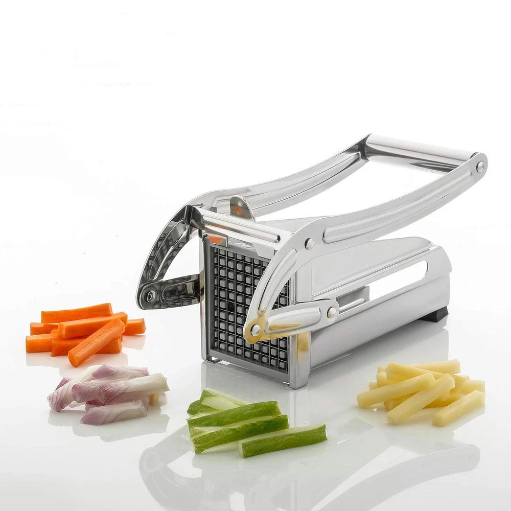 0083A STAINLESS STEEL FRENCH FRIES POTATO CHIPS STRIP CUTTER MACHINE WITH BLADE Eshaan Traders