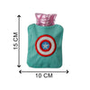 6517 Captain America's Shield small Hot Water Bag with Cover for Pain Relief, Neck, Shoulder Pain and Hand, Feet Warmer, Menstrual Cramps. Eshaan Traders