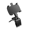 6948  Car Phone Holder Clip Mount 360 Degree Rotation Dashboard Rear View Mirror Sun Visor Smartphone HUD Navigation Fold Stand Plastic Black Compatible For All Smart Phones Eshaan Traders