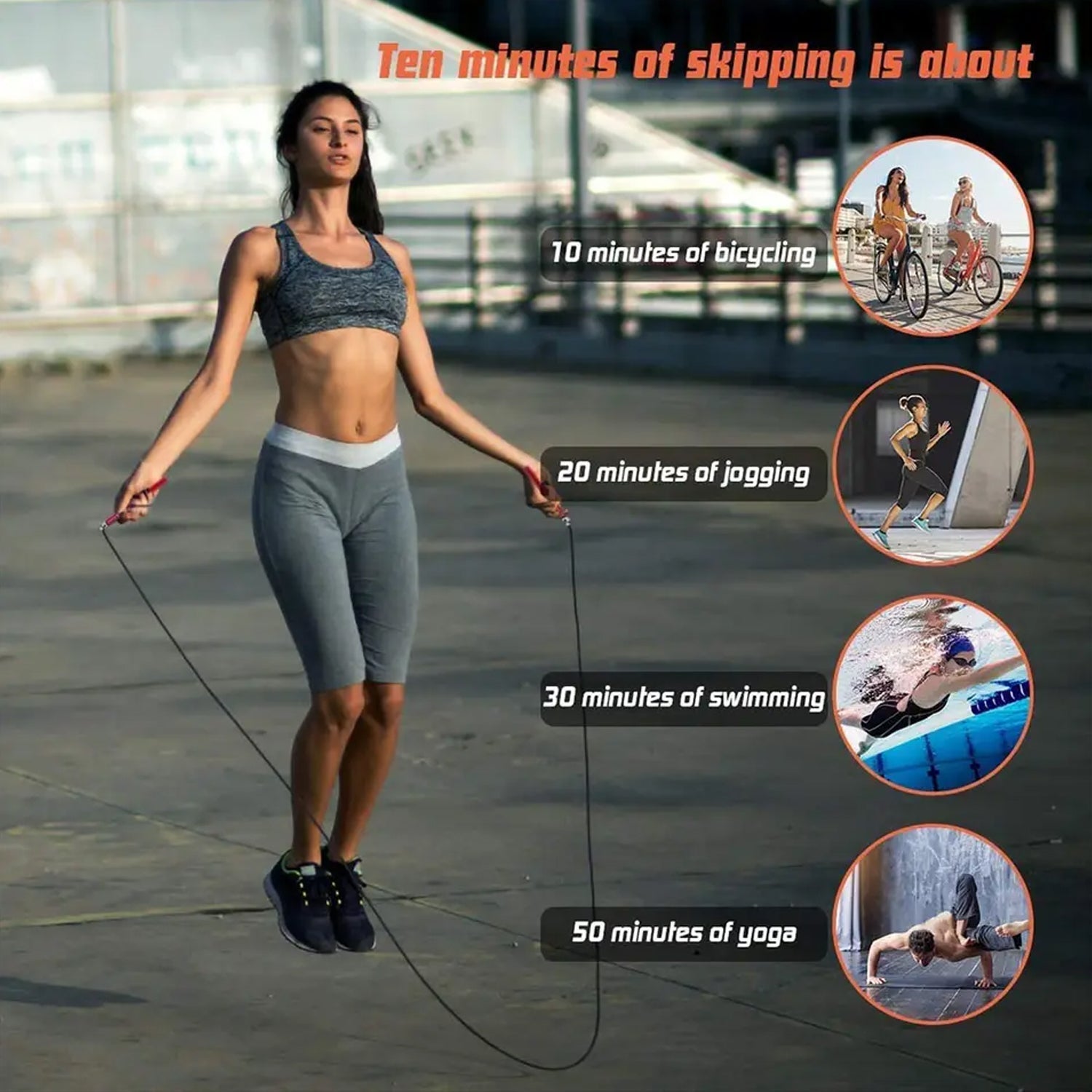 0650 Speed Skipping Rope, Jump Rope With Pvc Handle, Sports Skipping Rope, Jump Rope for Weight Loss, Fitness, Sports, Exercise, Workout, For Men, Women, Boys & Girls 3mtr. Eshaan Traders