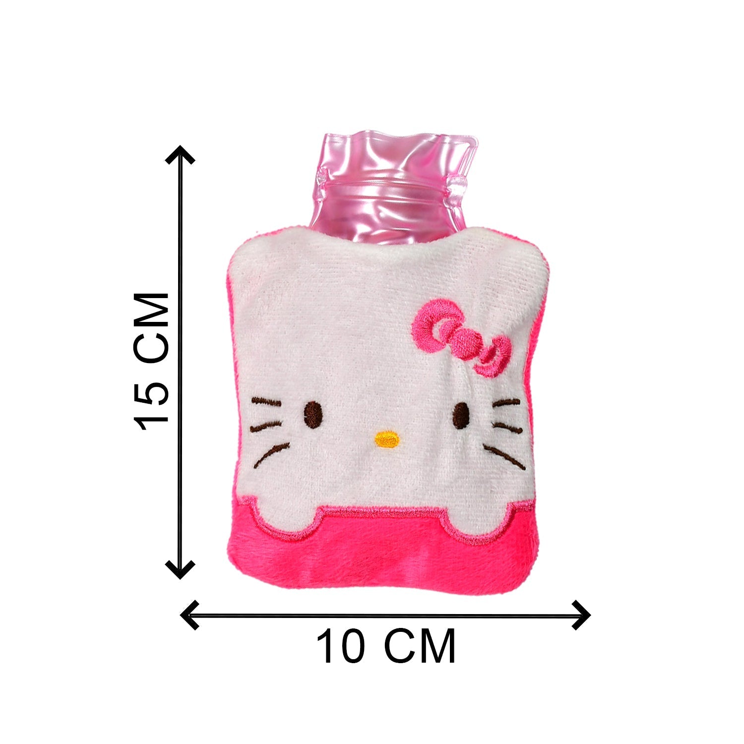 6520 Pink Hello Kitty small Hot Water Bag with Cover for Pain Relief, Neck, Shoulder Pain and Hand, Feet Warmer, Menstrual Cramps. Eshaan Traders