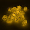 8420 Halloween Decoration Outdoor Indoor Skeleton Head 16 Skulls String Light Set Blow Mold, Decoration Lights Fairy Lights Led Garlands Halloween Decor Garland Decor Wreath Pumpkin Eshaan Traders