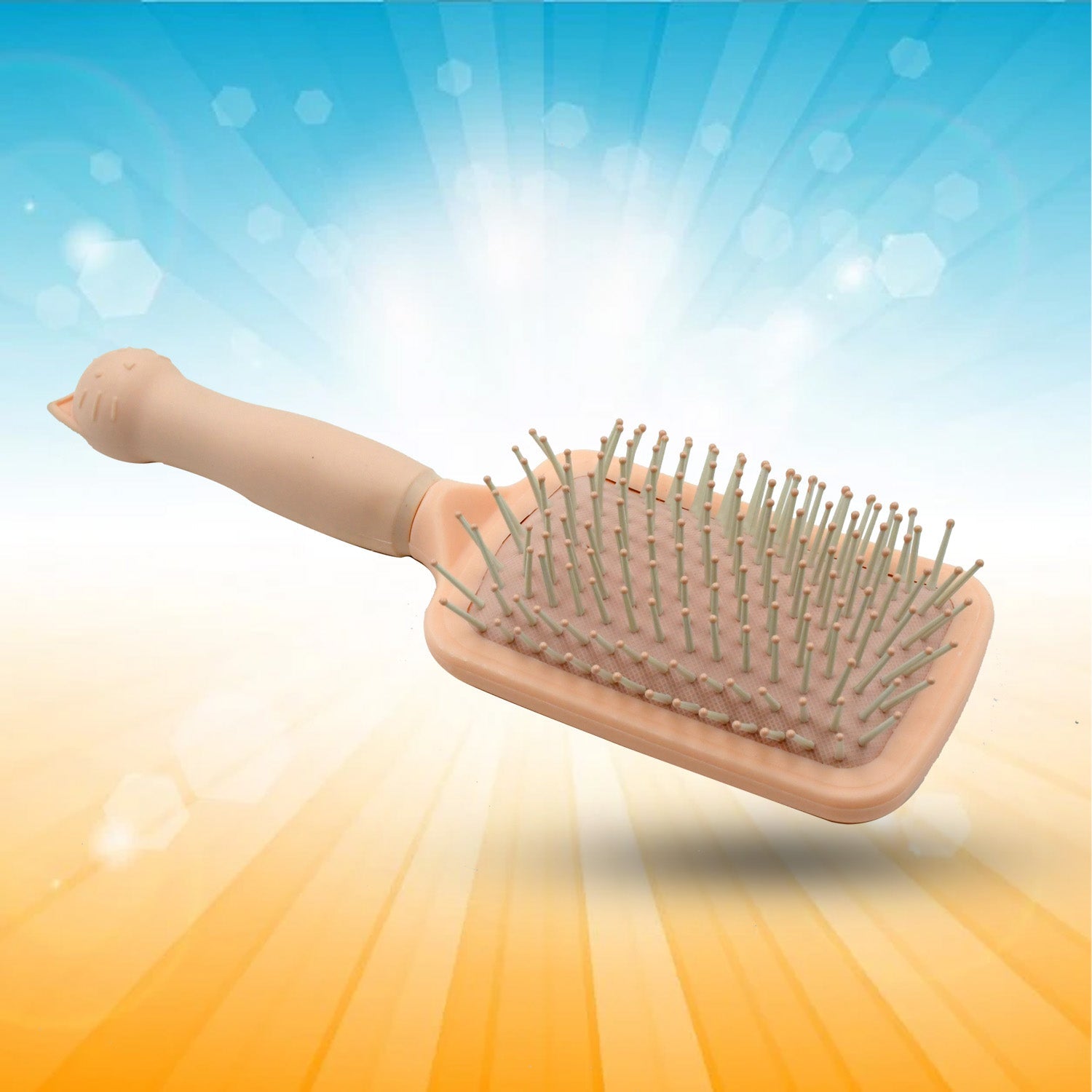 12547 Massage Comb, Massage Hair Brush Ergonomic Matt Disappointment for Straight Curly Hair Cushion Curly Hair Comb For Detangling Professional Comb For Men And Women for All Hair Types, Home Salon DIY Hairdressing Tool  (1 Pc / 24 Cm) Eshaan Traders