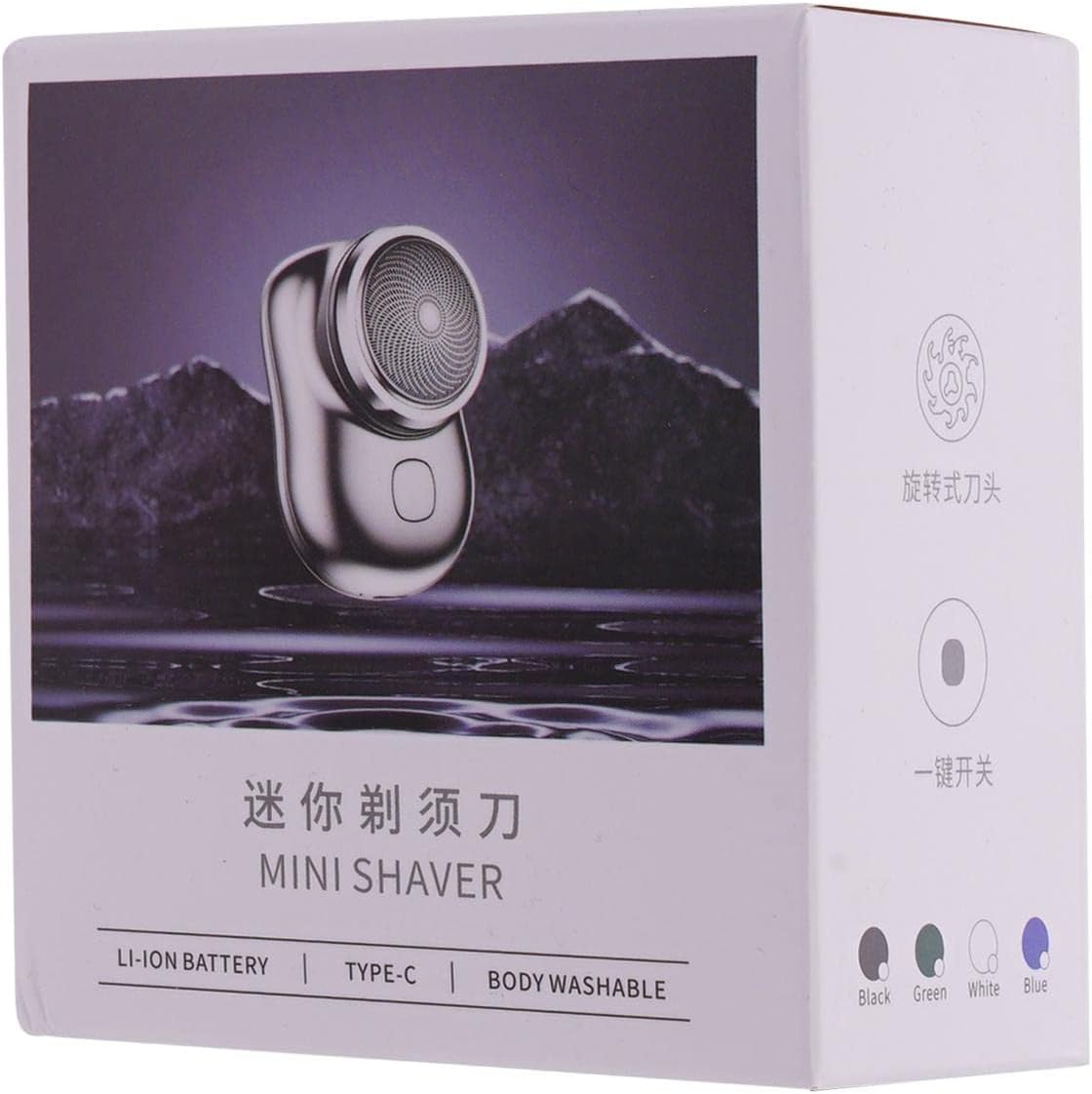 6539 Mini Electric Shaver Portable | Pocket fashion | Rechargeable | Wireless Beard, Hair Razor for Men and Women | Home, Travel, Gift | Eshaan Traders