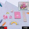 4102 Unicorn Stationery Writing Set - Unicorn Diary, Pencils, Sharpener, Unique Erasers for Girls Ages 4-11 Years Old Birthday Party Return Gift Set for Girls Kids (11 Pc Set) Eshaan Traders