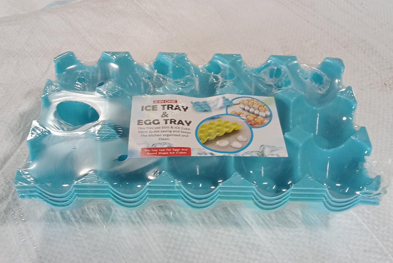 2116 15 Cavity Plastic Egg Tray Egg Trays for Storage with 15 Eggs Holder (4 Pc Set) Eshaan Traders