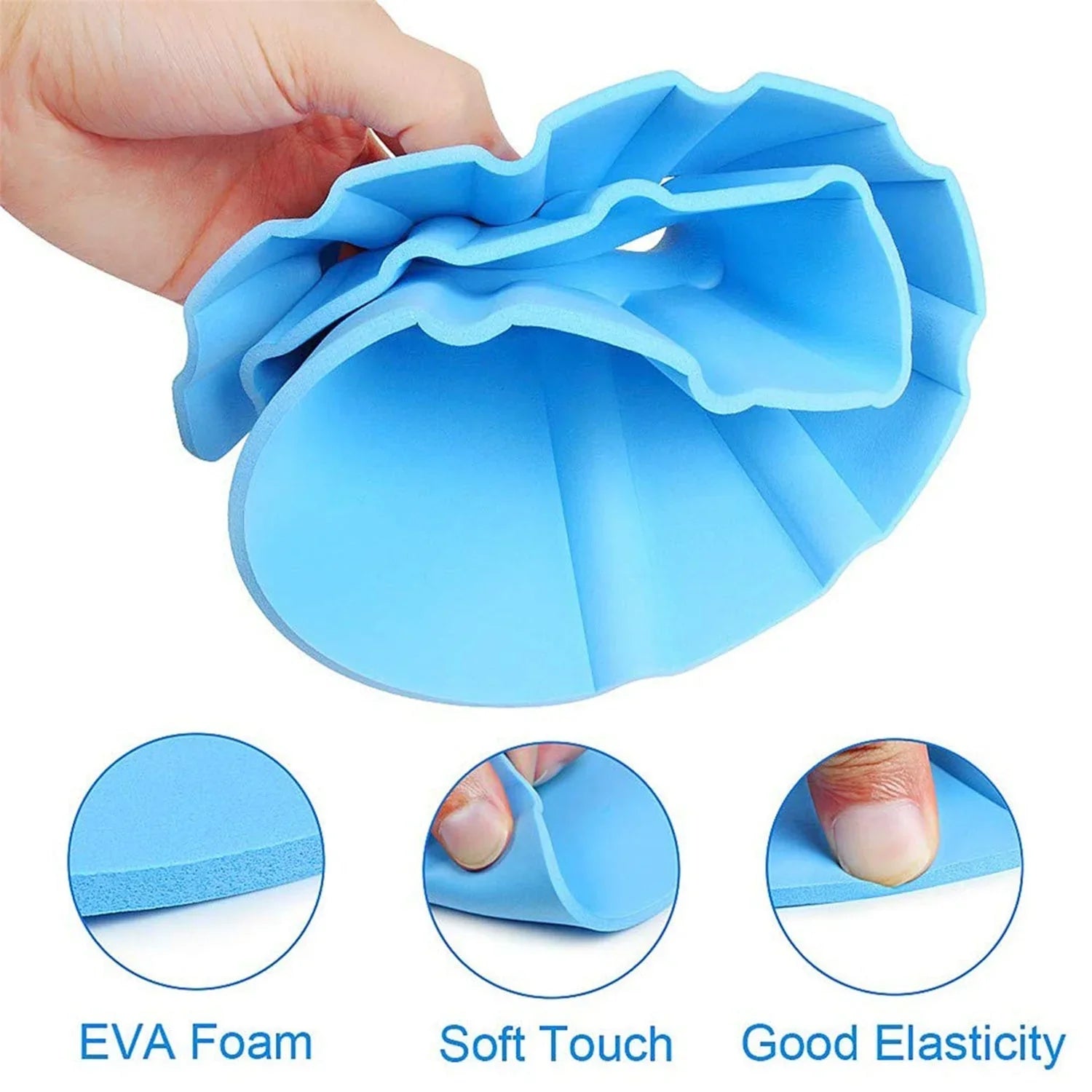 0378B Adjustable Safe Soft Bathing Baby Shower Hair Wash Cap for Children, Baby Bath Cap Shower Protection for Eyes and Ear, Eshaan Traders