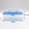 2642 Plastic Kitchen Refrigerator Egg Storage 12 Grid 1 Layer Egg Container DeoDap