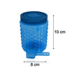 3739 Bubble Transparent Plastic Storage Jar 400ml (1Pc Only) DeoDap