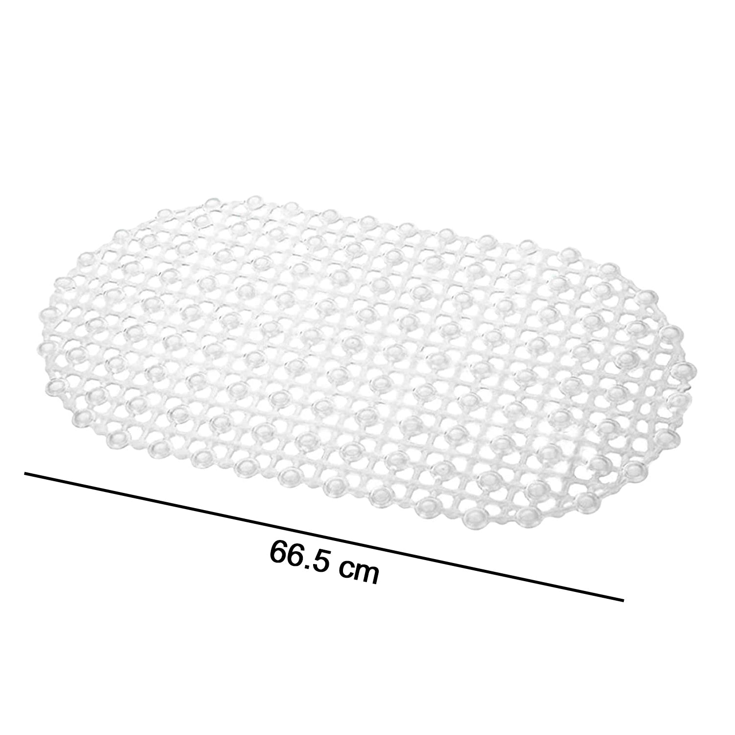 4933 Nonslip Soft Rubber Bath Mat for Bathtub and Shower, Anti Slip Bacterial Anti Bacterial Machine Washable PVC Bath Mat DeoDap