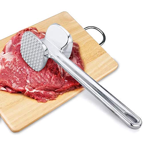 1595 Double Side Beaf Steak Mallet Meat Hammer Tool Aluminium High Quality Tool For Home & Restaurant Use Eshaan Traders