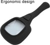 1573A Handheld Magnifying Glass 6 LED Illuminated Lighted Magnifier for Seniors Reading, Soldering, Inspection, Coins, Jewelry, Exploring DeoDap