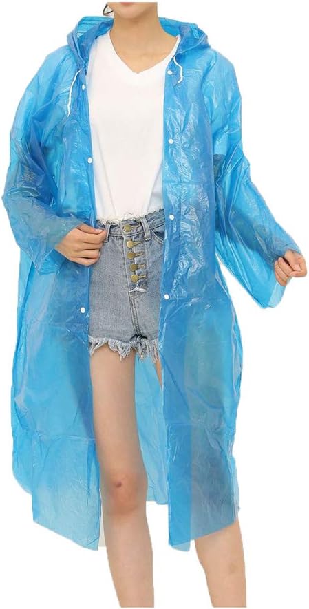 9311 Portable Adult Rain Coat, Raincoat Waterproof Button Cardigan Portable Raincoat  Adult Outdoor Traveling Plastic Material Raincoat/Rain wear/Rain Suit for Outdoor Accessory (1pc) Eshaan Traders