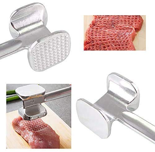 1595 Double Side Beaf Steak Mallet Meat Hammer Tool Aluminium High Quality Tool For Home & Restaurant Use Eshaan Traders