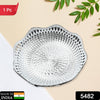 5482 Round Serving Tray, Traditional Serving Tray, Multipurpose Serving Tray, Decorative Serving Platters, Mukhwas Serving Tray (1 Pc) Eshaan Traders