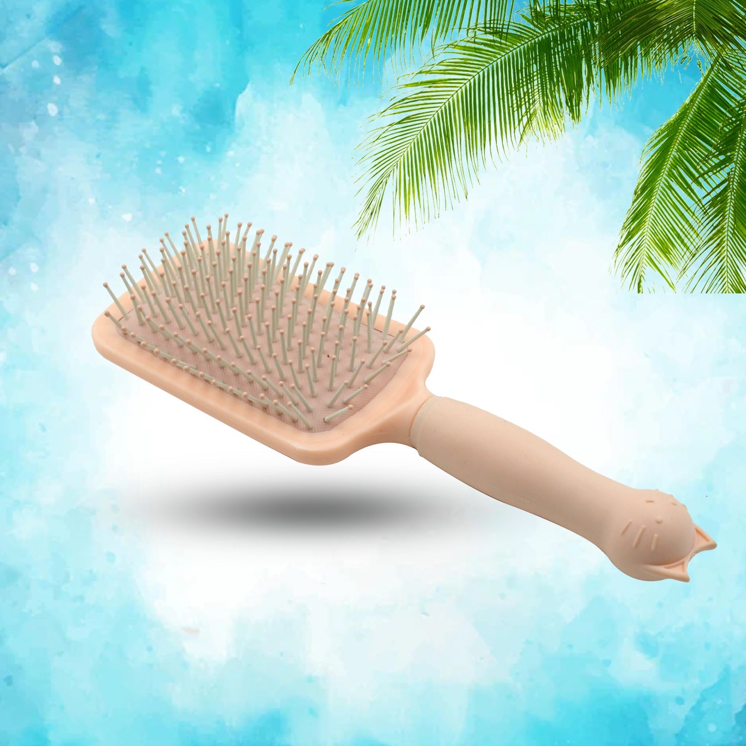 12547 Massage Comb, Massage Hair Brush Ergonomic Matt Disappointment for Straight Curly Hair Cushion Curly Hair Comb For Detangling Professional Comb For Men And Women for All Hair Types, Home Salon DIY Hairdressing Tool  (1 Pc / 24 Cm) Eshaan Traders