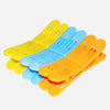 1369 Plastic Cloth Double Pin Clips for cloth Dying cloth (multicolour) (Pack of 12) DeoDap