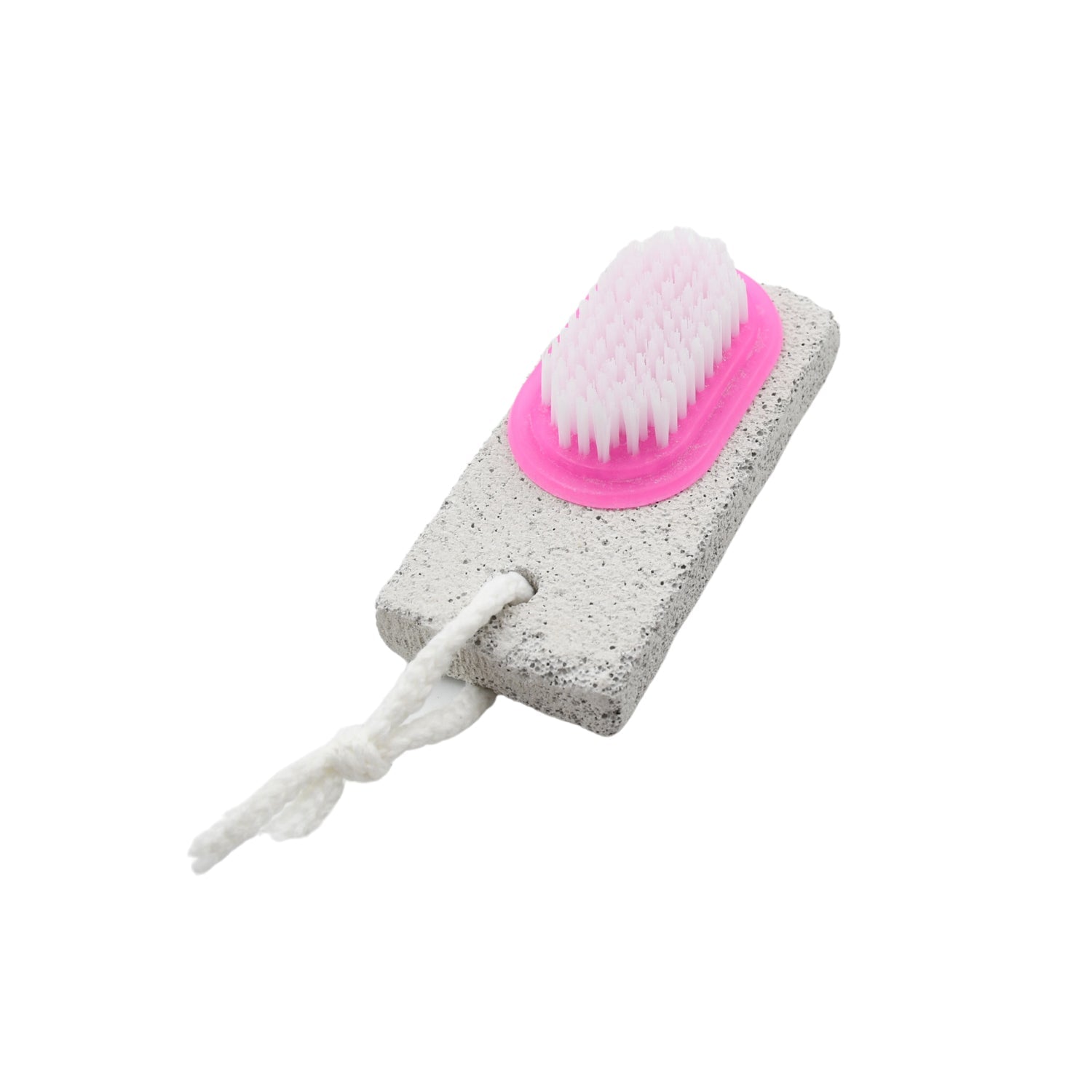 Hand and Foot Brush with pumice stone to Remove Dead Skin & Callus Stone Foot Scrubber Pedicure Brush For Dead Skin Eshaan Traders